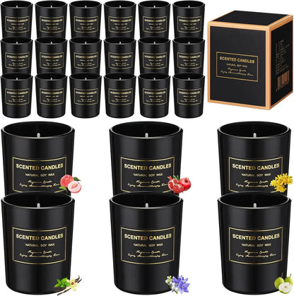 36 Pcs Scented Candles  Long Lasting Aromatherapy Candle