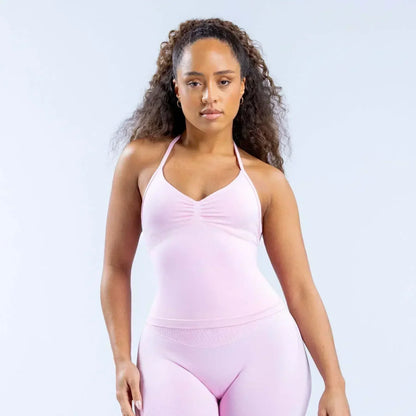 Yoga 2-piece Lace-up Tops and Shorts