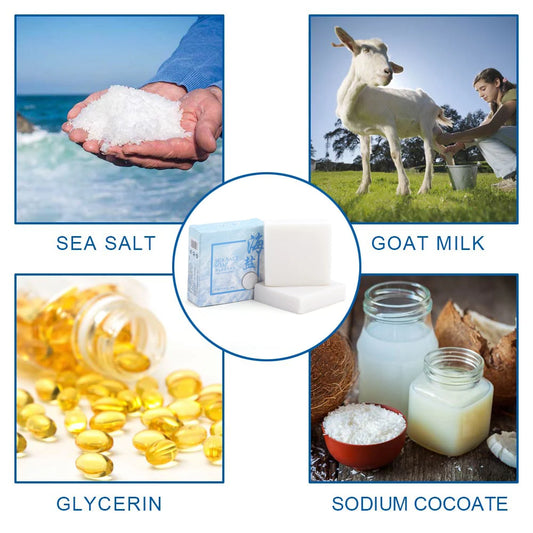 Sea Salt Soap Goat Milk Moisturizing Face Wash