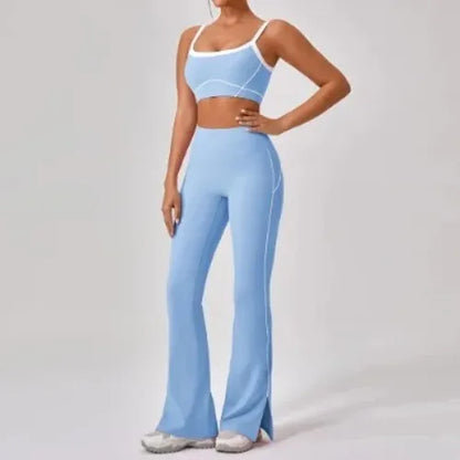 Women's Yoga Sets 2 Piece Set  Sport Bra And   Trousers