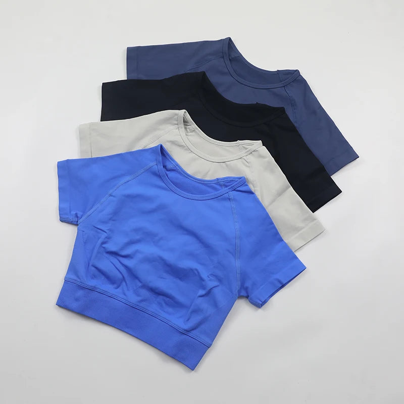 Crop Top Yoga Shirt