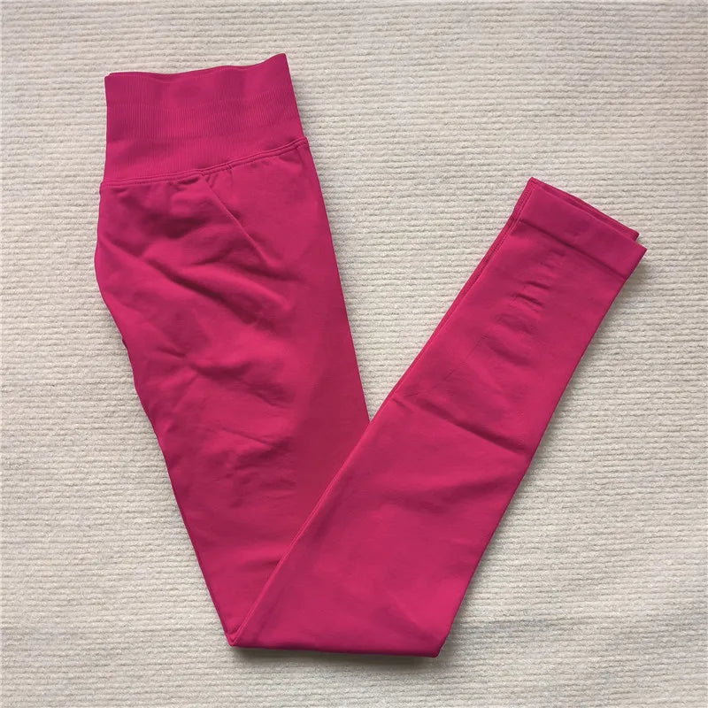 Seamless Sporty Leggings Butt Lifting Tights Tummy Control
