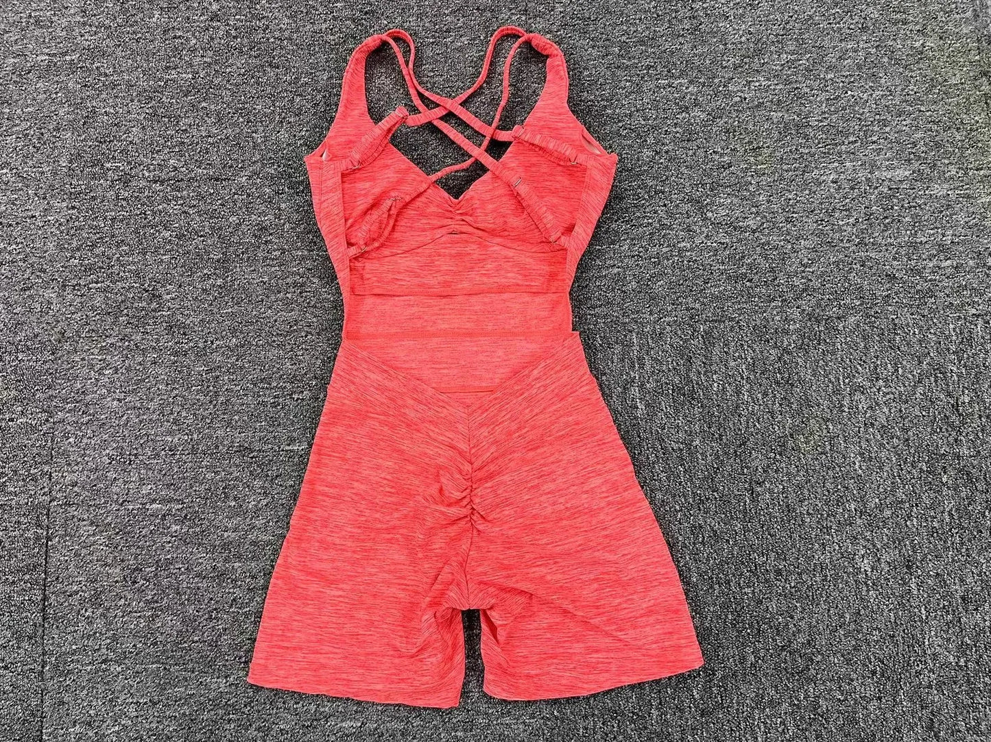 Adjustable double straps, Open back  V shape back design ,Removable pads BODYSUIT