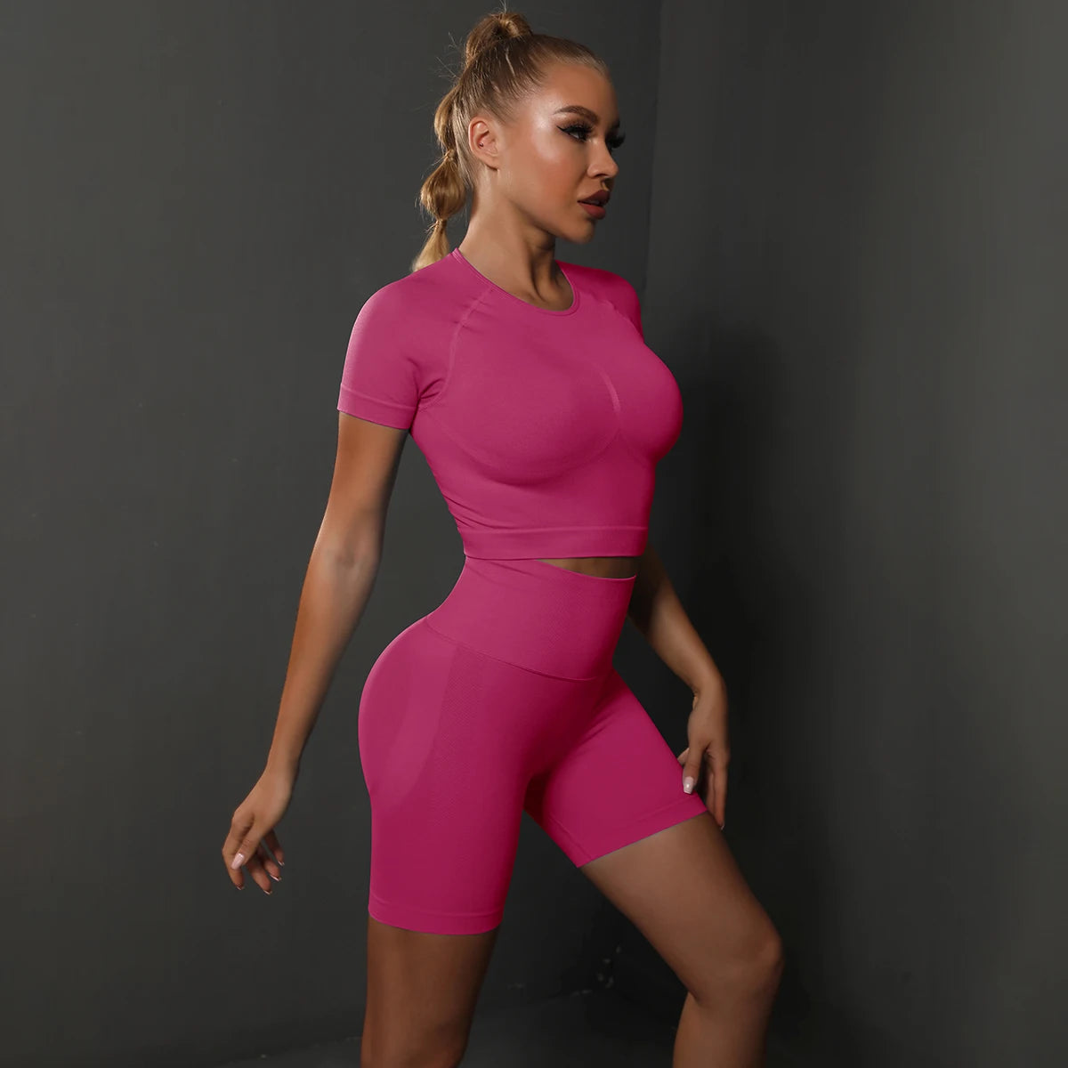 2PCS Seamless Women Yoga Set
