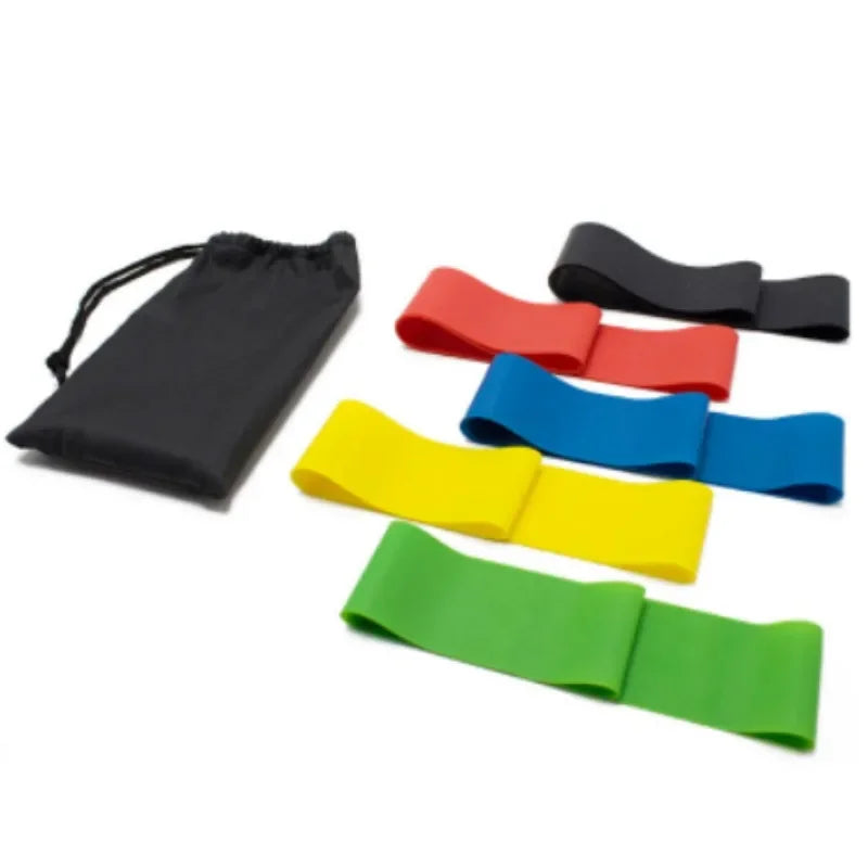 Yoga Rally Bands Rubber Elastic Resistance Band Strength Training Stretching