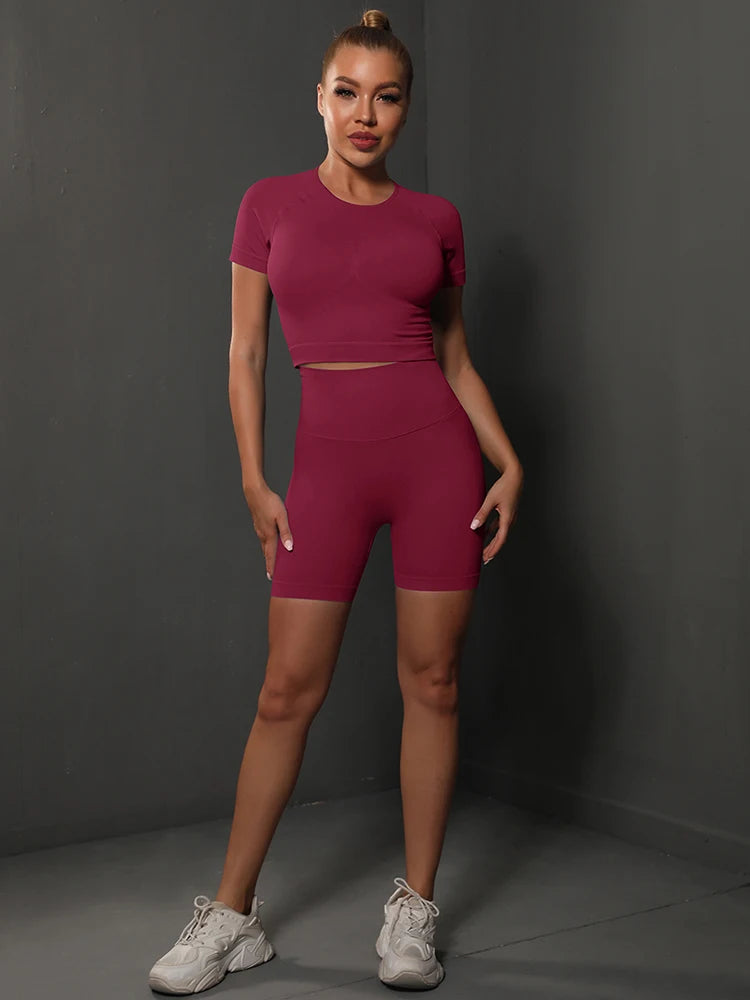 2PCS Seamless Women Yoga Set