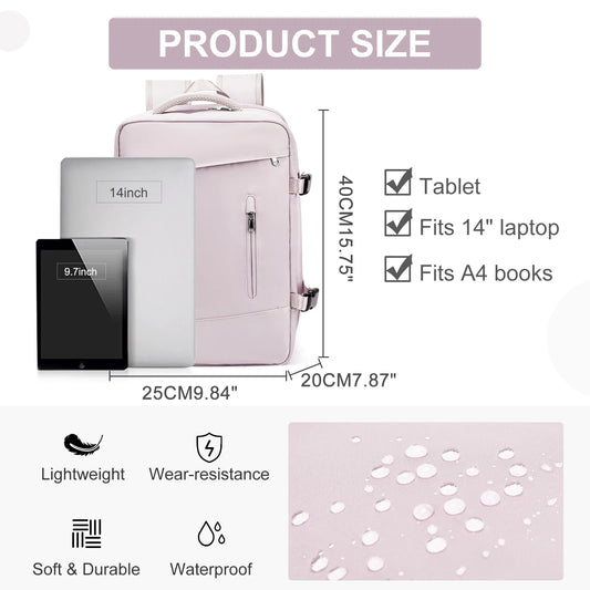 Women's Backpack Travel Suitcase  Men Laptop Backpack