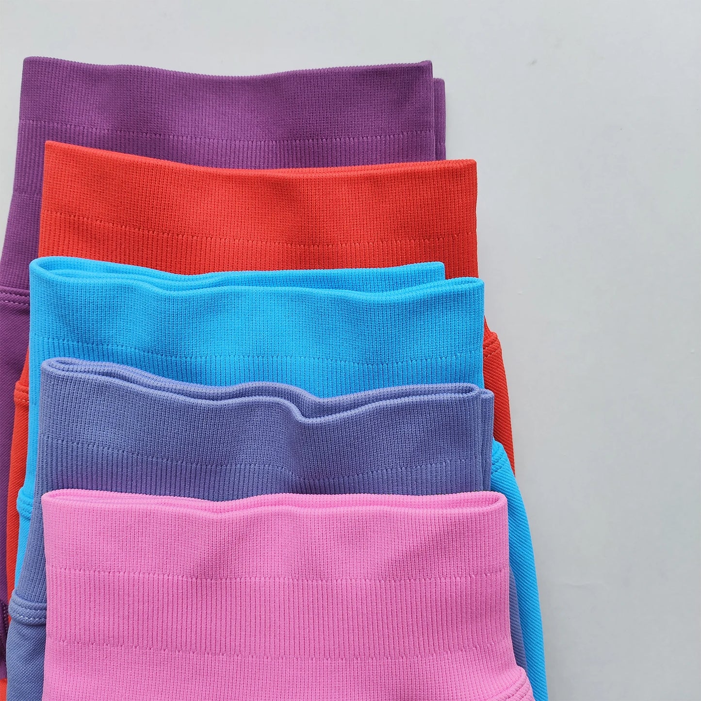 Scrunch Shorts Low Ribbed Band  Seamless Shorts Booty Hight Stretch