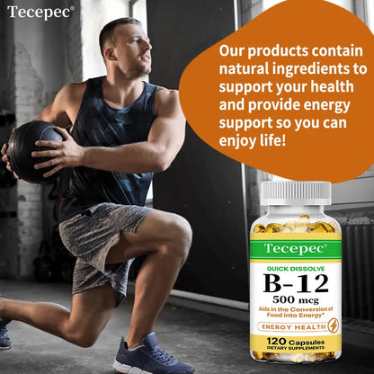 Vitamin B-12 - supports energy and red blood cell formation