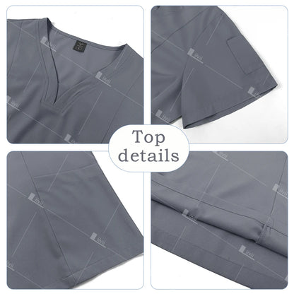 Surgical Uniforms Scrub Set Top Pants