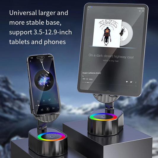 5 in 1 Induction Speaker Phone Stand Wireless Bluetooth Speaker