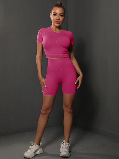 2PCS Seamless Women Yoga Set