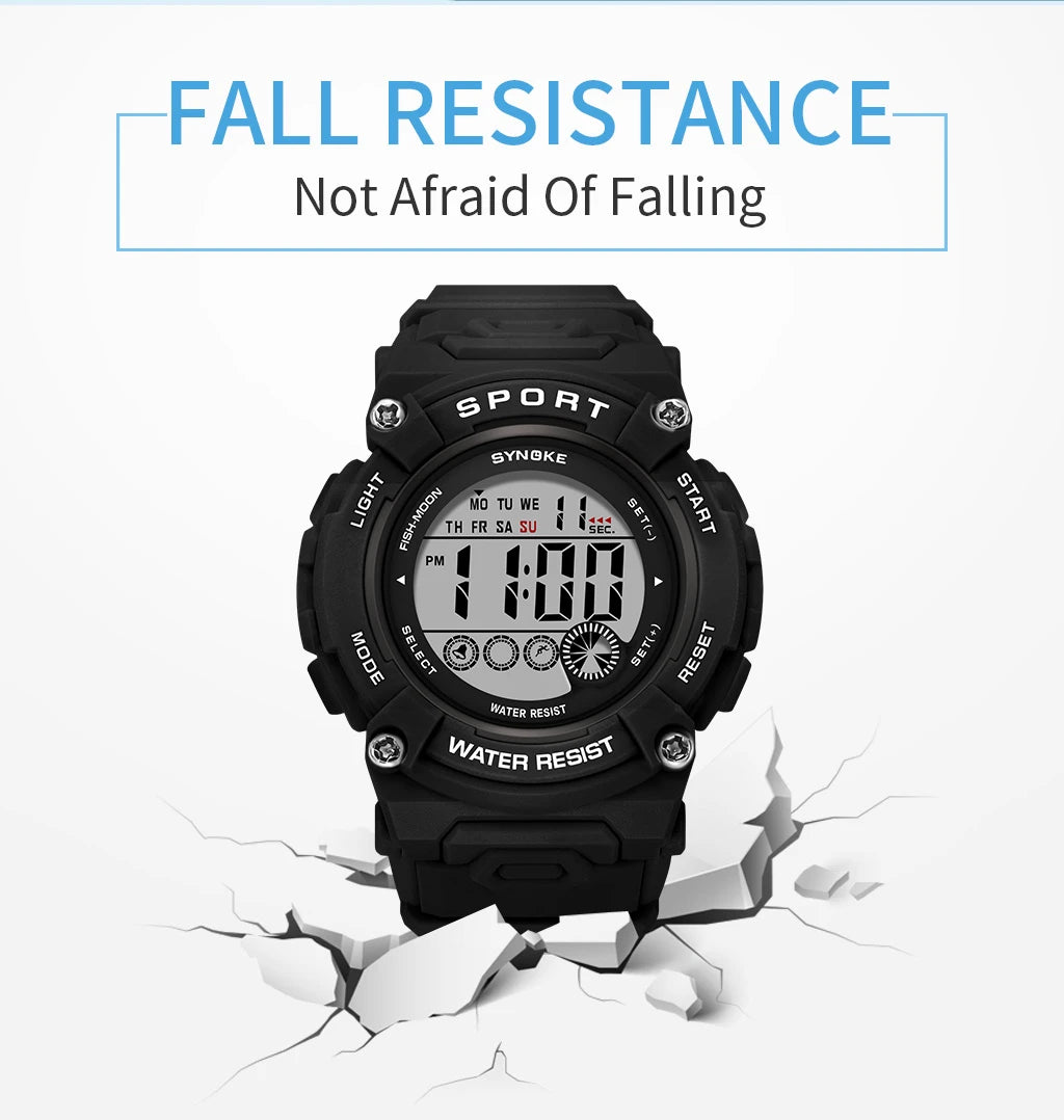 Student Watch Women's Watches Girls 50M Waterproof Watch Multifunctional Luminous Girl Boy Watch