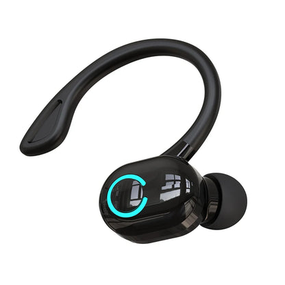Wireless Bluetooth Earphones HIFI Bass With HD MIC Ear-Hook Earbuds Noise Cancelling Life Waterproof