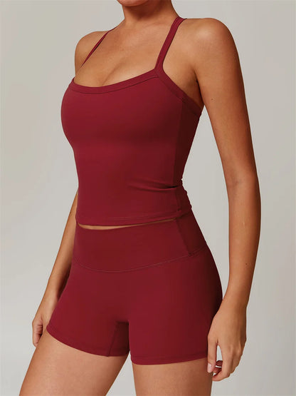Sexy Spaghetti Strap Yoga Set