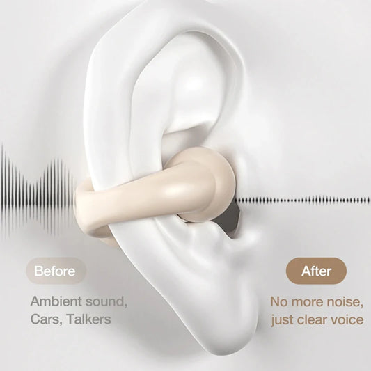 Earring Wireless Earbuds Bluetooth Open Ear Headphones Air Conduction
