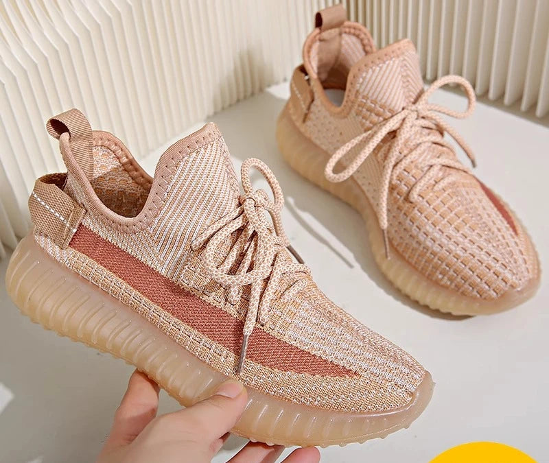 Casual Breathable Women's Soft Sole Versatile Lightweight Running Shoes