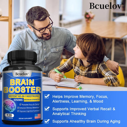 Brain Supplement, supports your thinking, clarity and balance, healthy brain development.