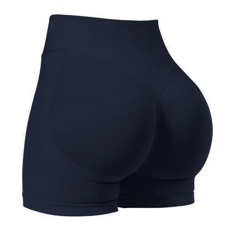 Gym Shorts  4.5" Low Ribbed Band  Seamless