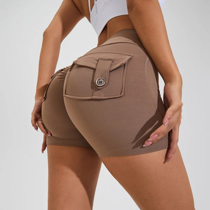 Yoga Shorts High Waist Push Up Tights Sexy Booty Shorts