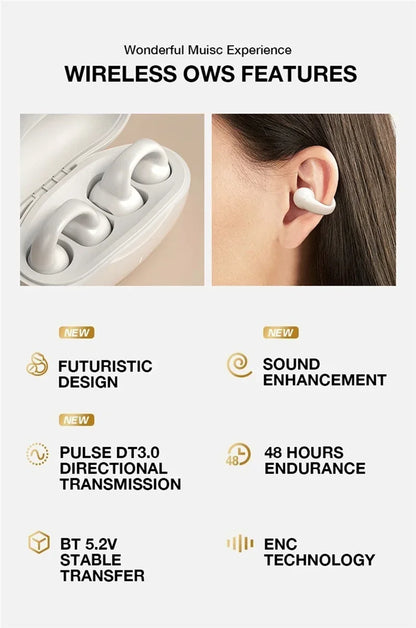 Wireless Earbuds Bluetooth Open Ear Headphones