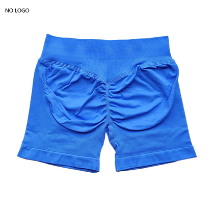 Scrunch Shorts Low Ribbed Band  Seamless Shorts Booty Hight Stretch