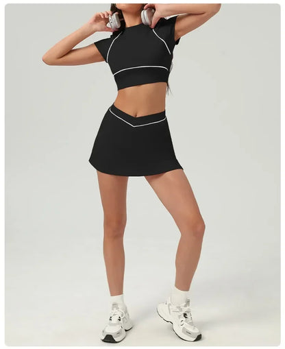 High Waist Quick-drying Backless Skinny Yoga Set