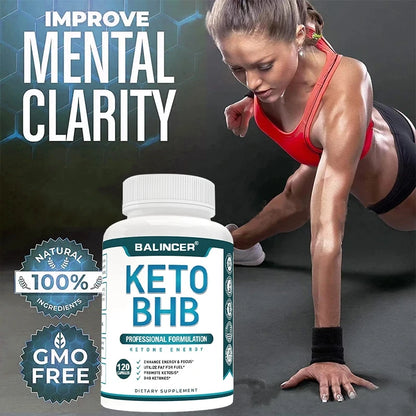 Balincer Advanced Keto Supplement for Supporting Ketosis, Weight and Diet Management - Suitable for Men and Women