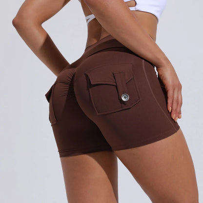 Yoga Shorts High Waist Push Up Tights Sexy Booty Shorts