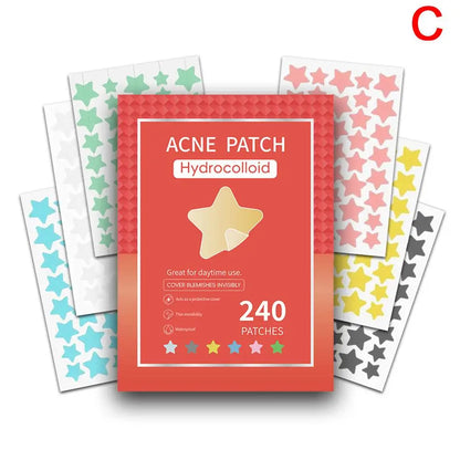 Colorful Star Pimple Patch Invisible Acne Removal Skin Care Stickers