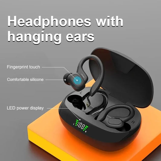 Ture Wireless Earbuds Ear Hook Sports HiFI Stereo Waterproof  With Mic