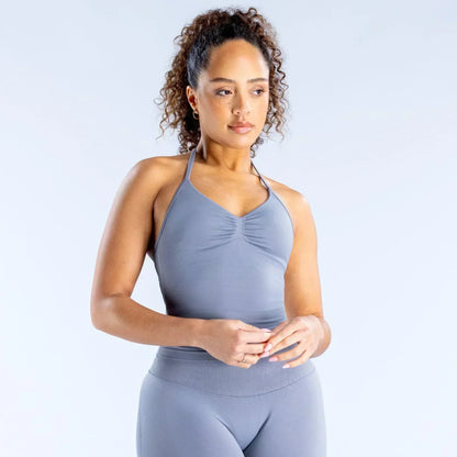 Yoga 2-piece Lace-up Tops and Shorts