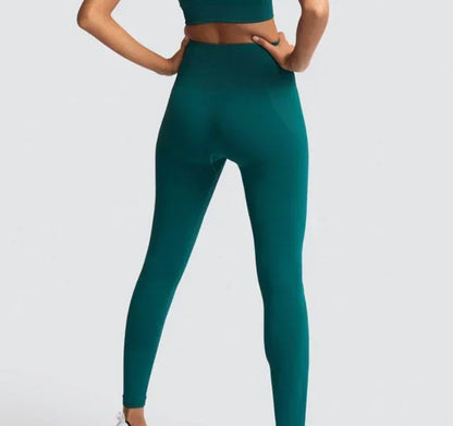 Seamless Yoga Sports Bra and Leggings