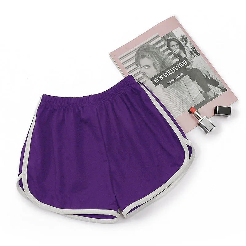 mid-waist casual loose straight  thin breathable wide leg shorts