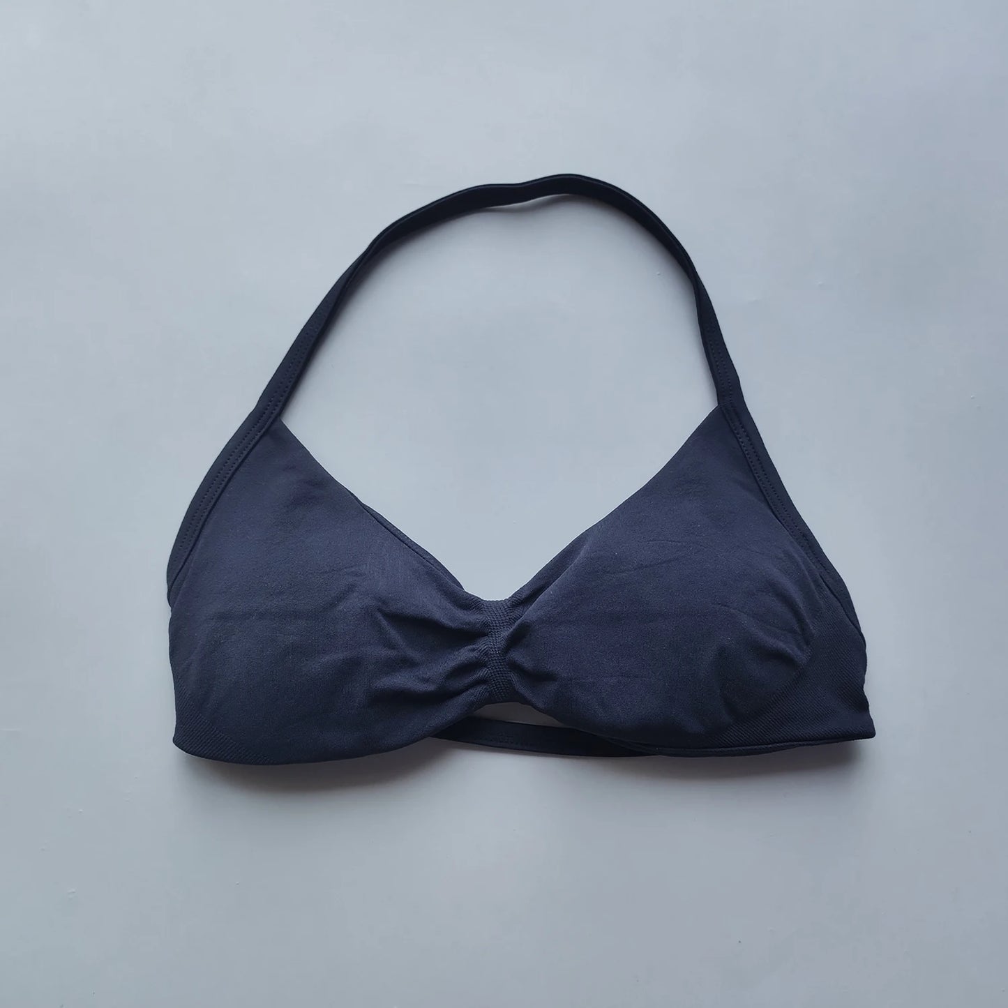 Sports Bra Strappy Backless Removable Cups