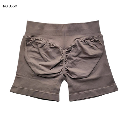 Scrunch Shorts Low Ribbed Band  Seamless Shorts Booty Hight Stretch