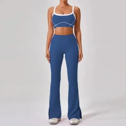 Women's Yoga Sets 2 Piece Set  Sport Bra And   Trousers