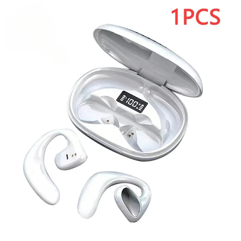 Wireless Earphones Bone Conduction Headset with Mic Sports Hifi Stereo Earbuds Waterproof Noise Reduction Headset