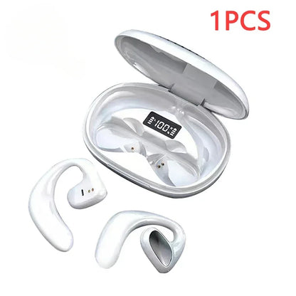 Wireless Earphones Bone Conduction Headset with Mic Sports Hifi Stereo Earbuds Waterproof Noise Reduction Headset