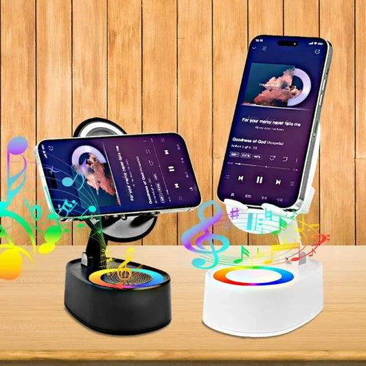 Wireless Speaker 360°rotatable Adjustable Folding Lift-non-slip 5.3 HD Surround Subwoofer