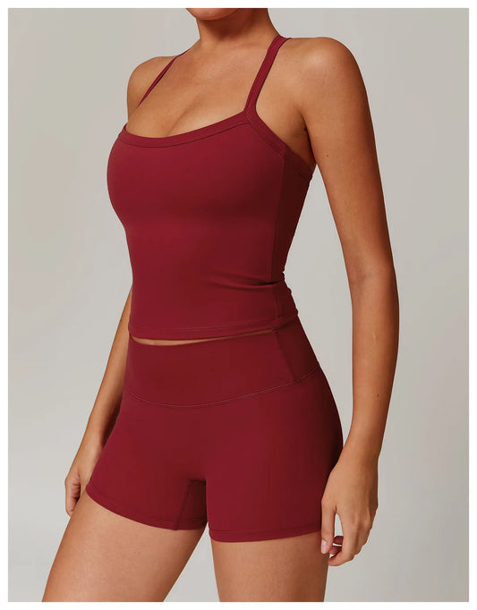 Sexy Spaghetti Strap Yoga Set