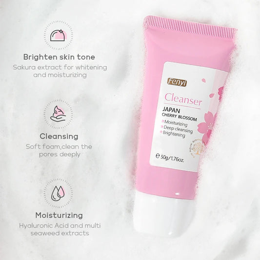 Vitamin C Facial Cleanser Skin Deep Cleansing Moisturizing Blackhead Removal