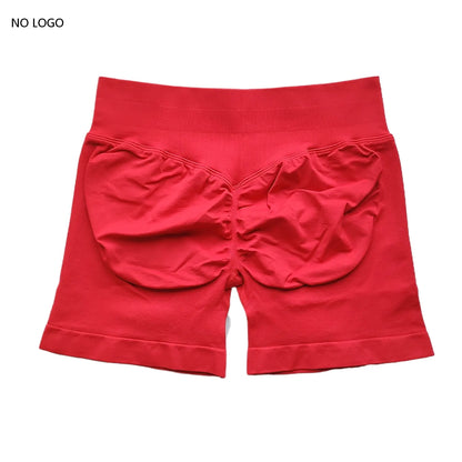 Scrunch Shorts Low Ribbed Band  Seamless Shorts Booty Hight Stretch