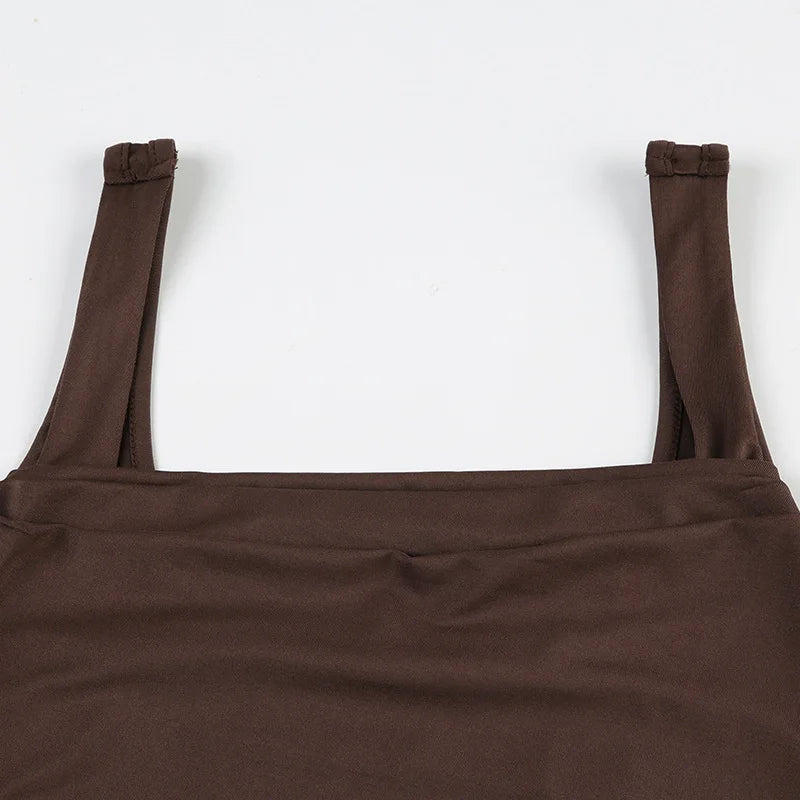 Tank Tops Sexy Backless Streetwear Casual Slim Sleeveless Camisole