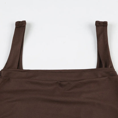 Tank Tops Sexy Backless Streetwear Casual Slim Sleeveless Camisole