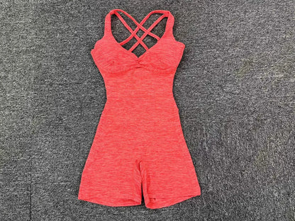 Adjustable double straps, Open back  V shape back design ,Removable pads BODYSUIT