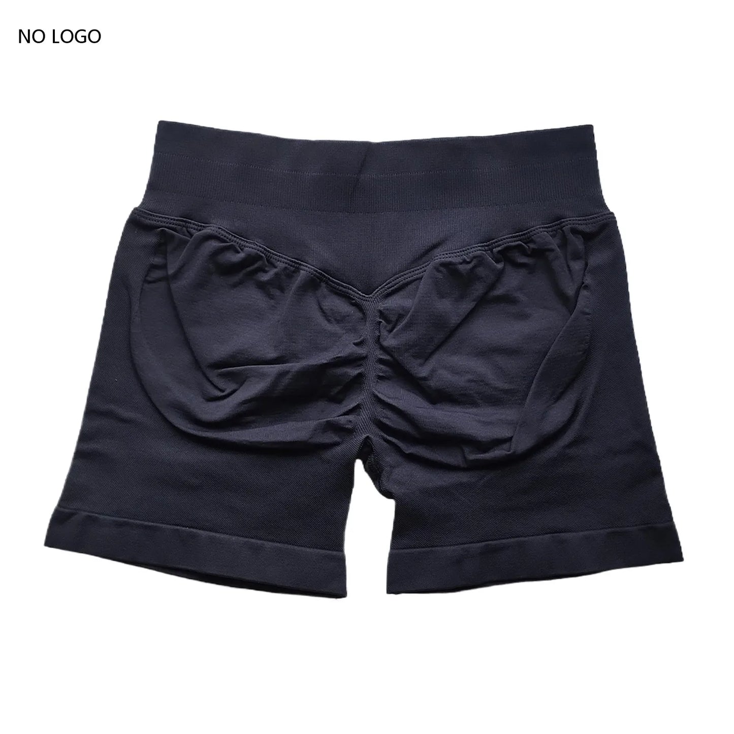 Scrunch Shorts Low Ribbed Band  Seamless Shorts Booty Hight Stretch