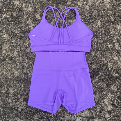 2 Piece Yoga Shorts Set