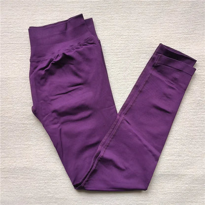 Seamless Yoga Leggings  Butt Lifting Tights Tummy Control