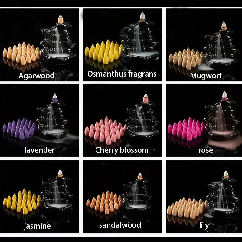 Sandalwood Agarwood Watch the stream cloud tower incense for Indoor aromatherapy purification